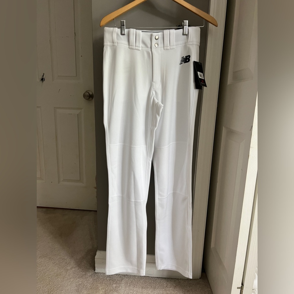New Blanace white baseball pants. New with tags Men’s Small